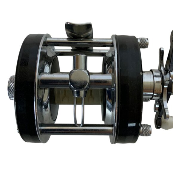 Vintage ABU Sweden Ambassadeur 5000C Fishing Reel Black Chrome - Picture 8 of 11